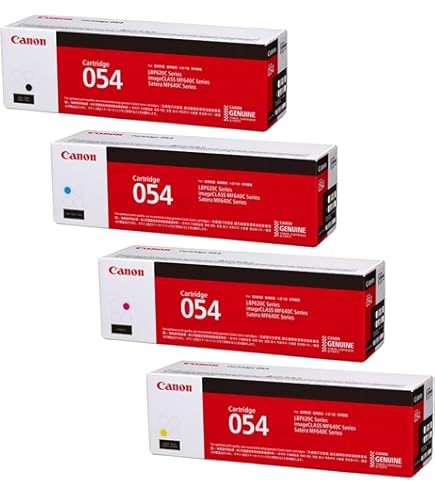 Amazon.co.jp: 【キヤノン メーカー純正品】CRG-054(4色セット)トナー